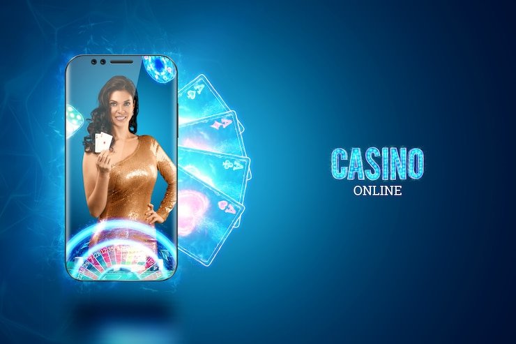 Meja blackjack mas88 bernuansa biru
